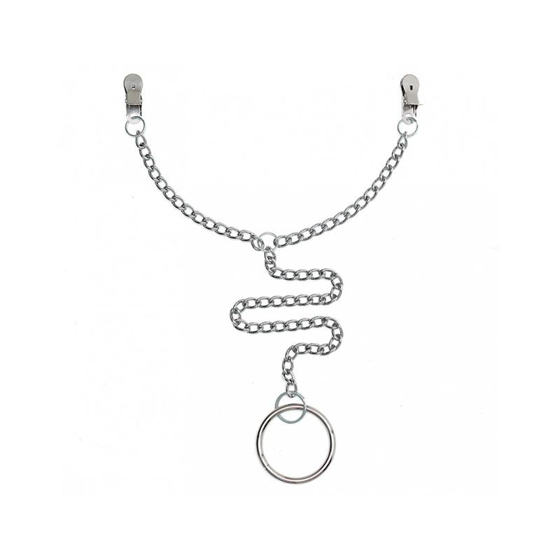 Pinzas Para Pezones Con Anillo Para El Pene