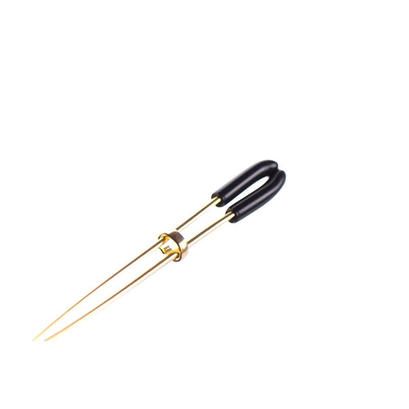 Pinzas Para Pezones Con Bolas De Cristal Dorado