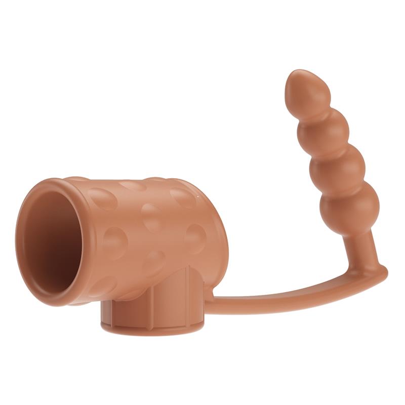 Pretty Love - Funda Para Pene Con Plug Anal Natural