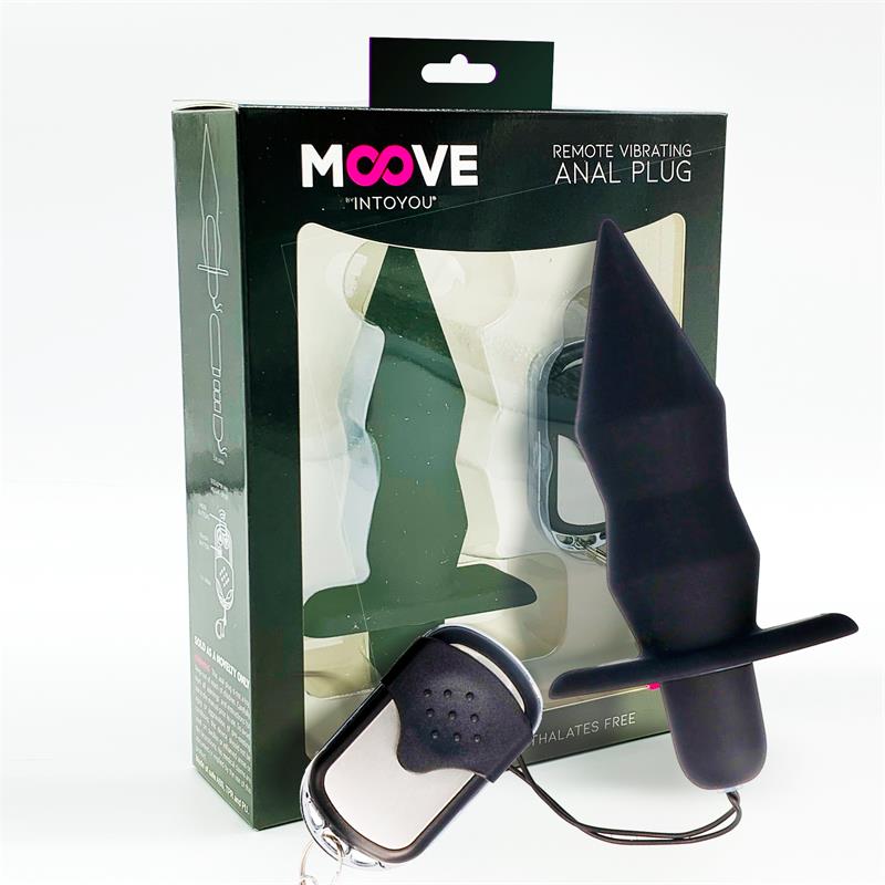 Plug Anal Con Vibración Y Control Remoto Negro