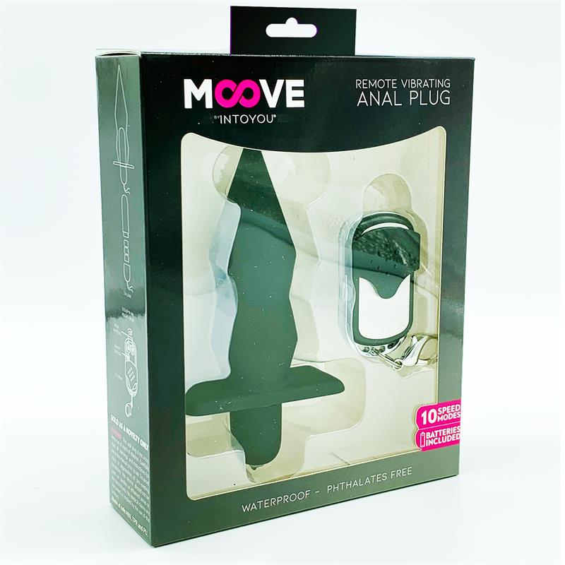 Plug Anal Con Vibración Y Control Remoto Negro