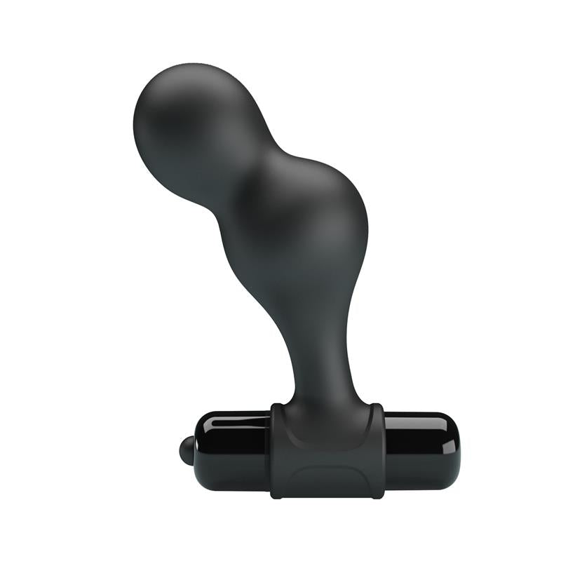 Mr Play - Plug Anal Vibrador De Silicona Negro