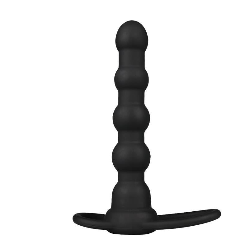 Plug Anal Double Prober Con Vibración Negro