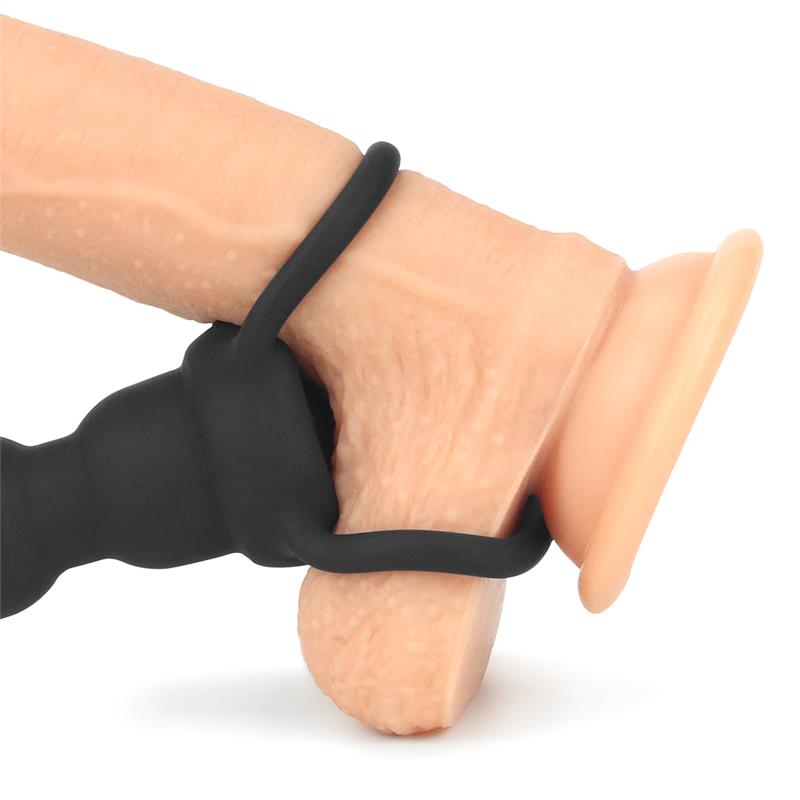 Plug Anal Double Prober Con Vibración Negro