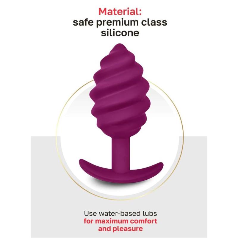 G-Vibe - Gplug Twist 2 Plug Anal Morado