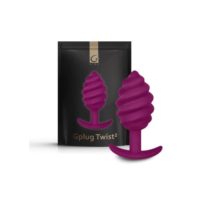 G-Vibe - Gplug Twist 2 Plug Anal Morado
