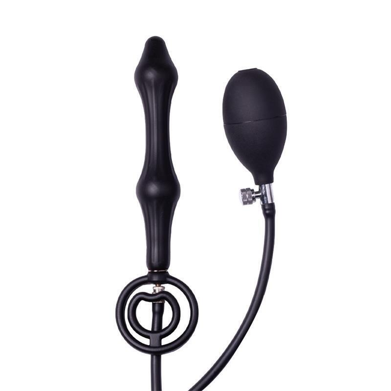 Plug Anal Inflable Con Doble Bomba