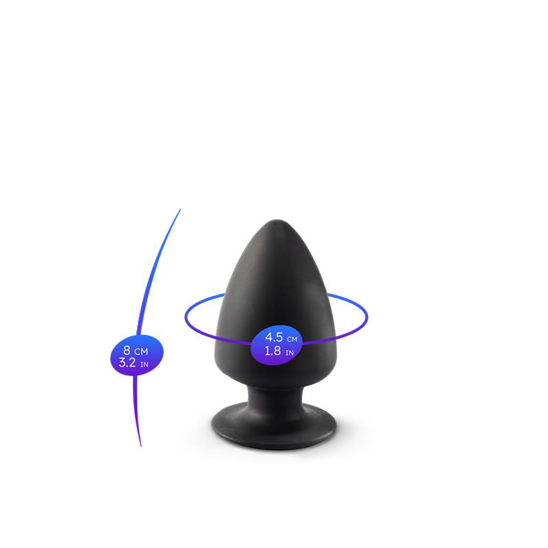 Silexd Modelo 1 Plug Xs 8cm - Negro