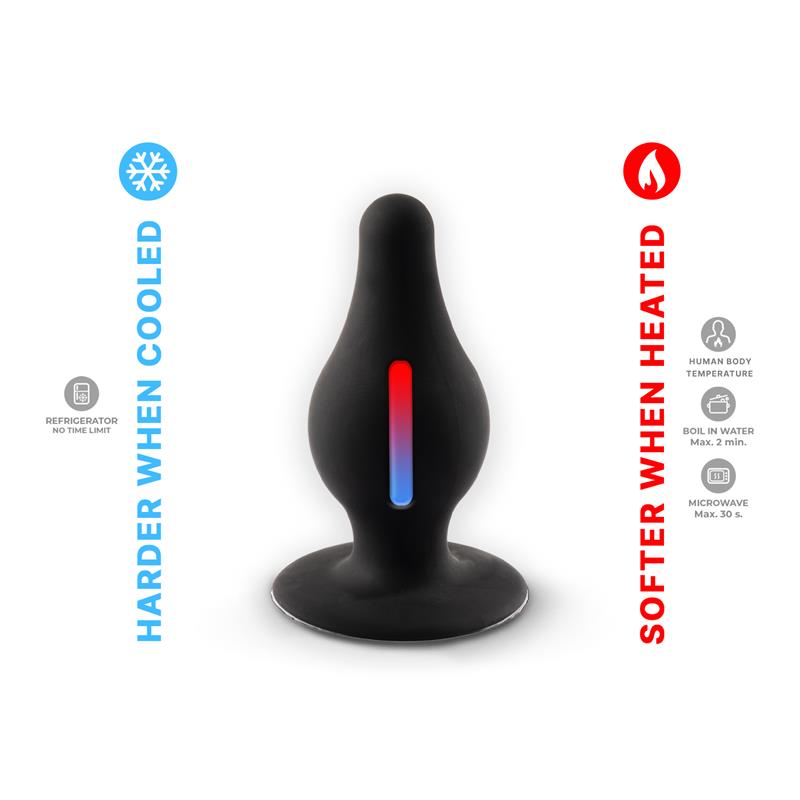 Silexd - Modelo 2 Plug Anal Silicona Premium Silexpan Premium Termorreactivo Talla L