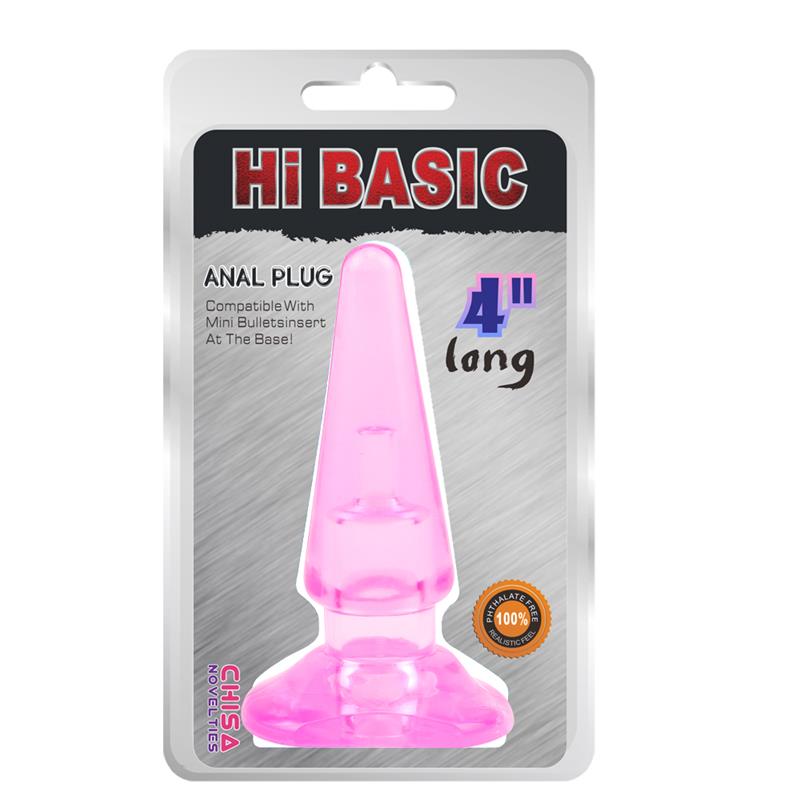 Plug Anal Sassy Rosa 10,4 X 3,2cm