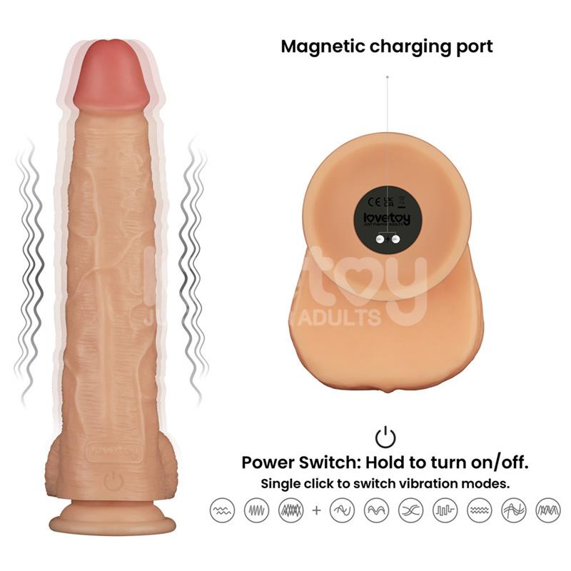 Power Basics Dildo Con Vibración 11