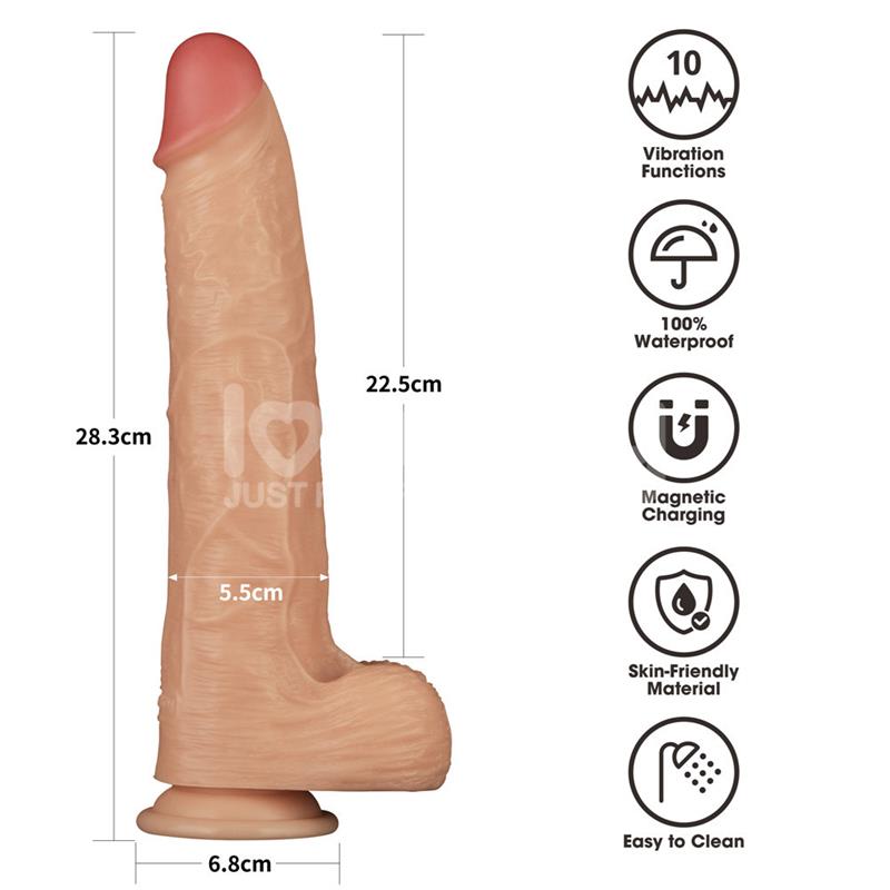 Power Basics Dildo Con Vibración 11