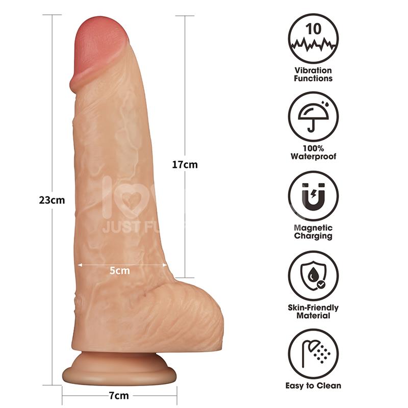Power Basics Dildo Con Vibración 9