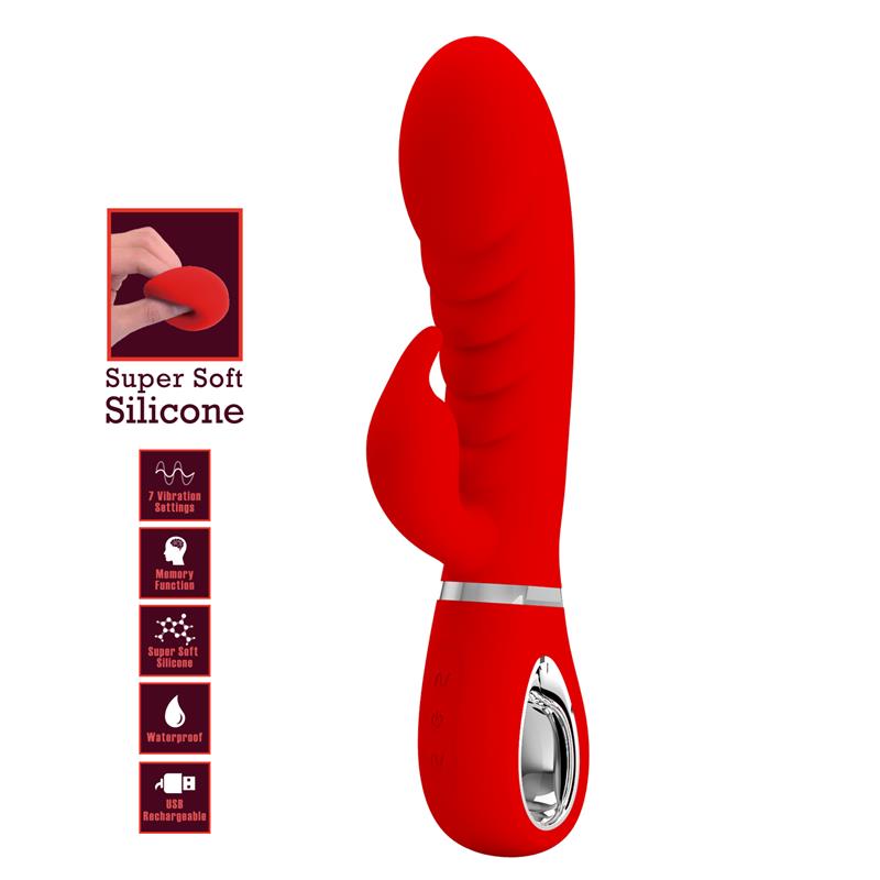 Pretty Love - Prescott Vibrador Punto G Multifunción Rojo