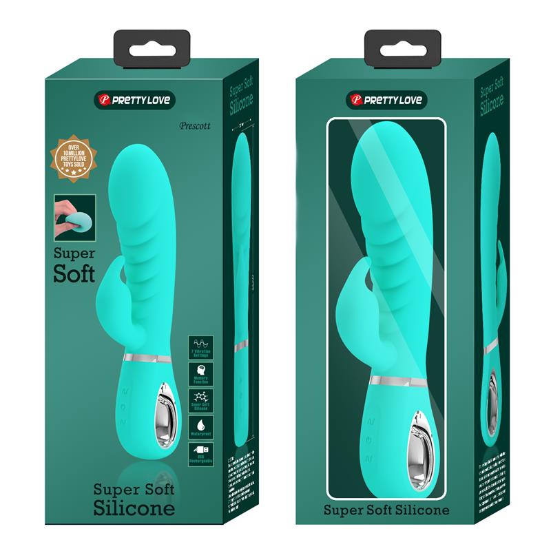 Pretty Love - Prescott Vibrador Punto G Multifunción Verde Agua