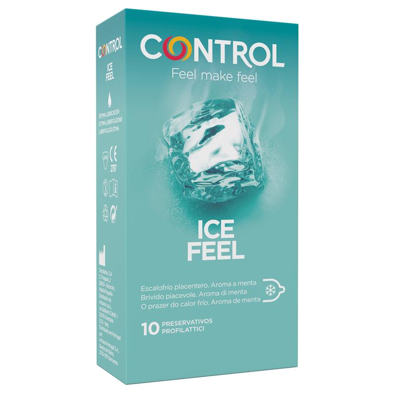 Control - Ice Feel Preservativos Efecto Frio 10 Unidades
