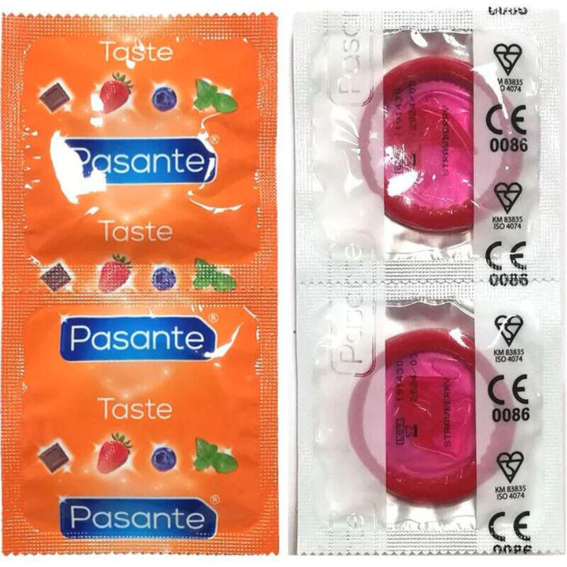 Preservativos Pasante Strawberry Crush Bulk 144uds