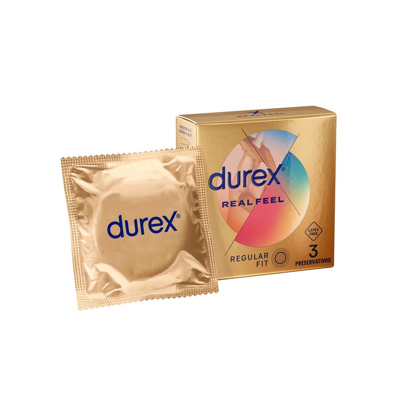 Durex - Real Feel Preservativos 3 Unidades