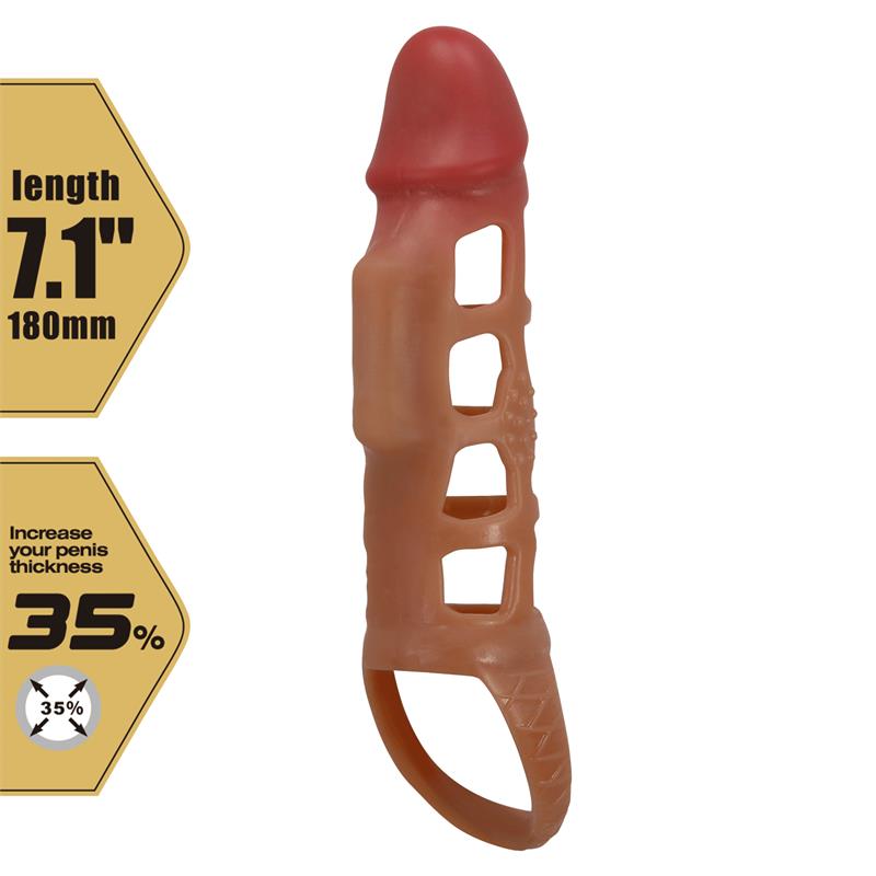 Pretty Love - Preston Funda Para Pene Con Vibración De 18 Cm