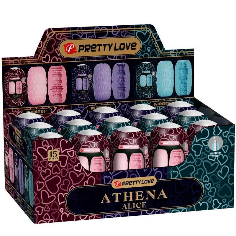 Pretty Love - Athena Alice Pack 15 Masturbadores Masculinos Varios
