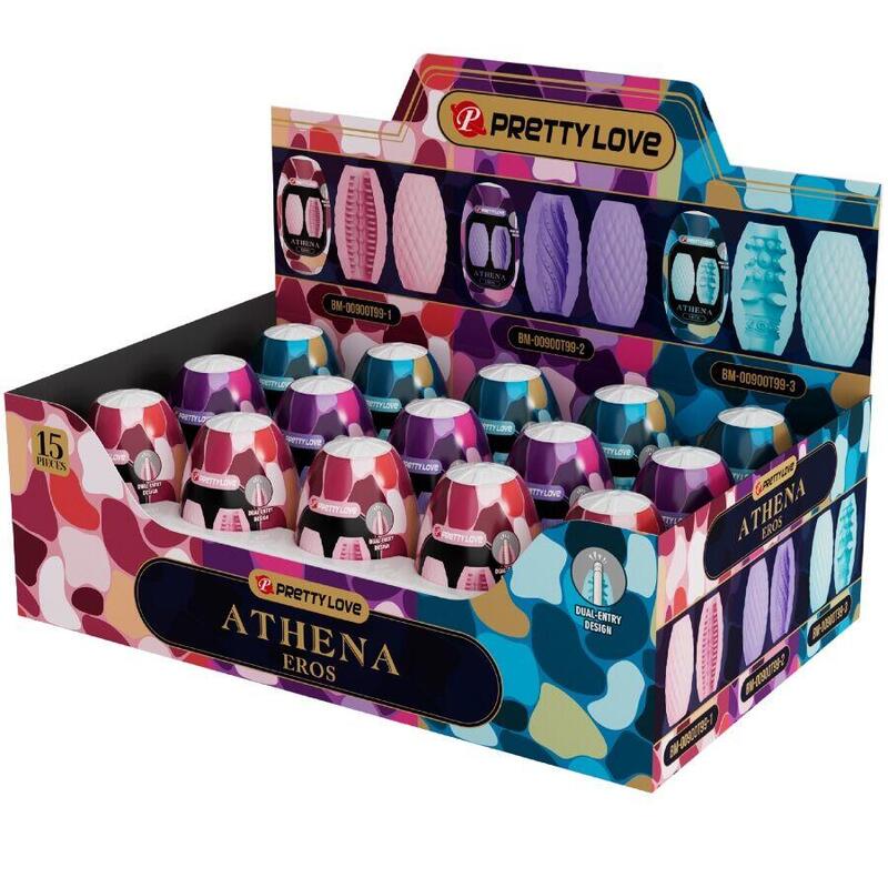 Pretty Love - Athena Eros Pack 15 Masturbadores Masculinos Varios