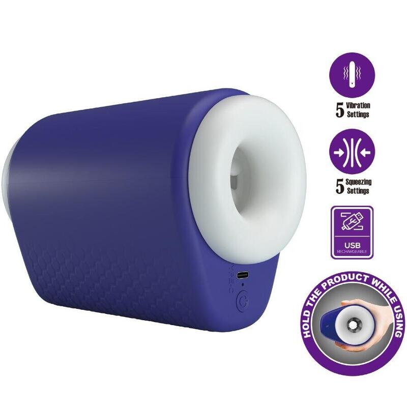 Pretty Love - Dj Lady Masturbador Masculino Con Vibración 5 Configuraciones Morado