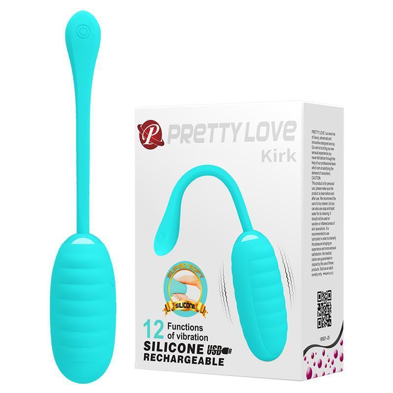 Pretty Love - Kirk Huevo Vibrador Recargable Verde Claro