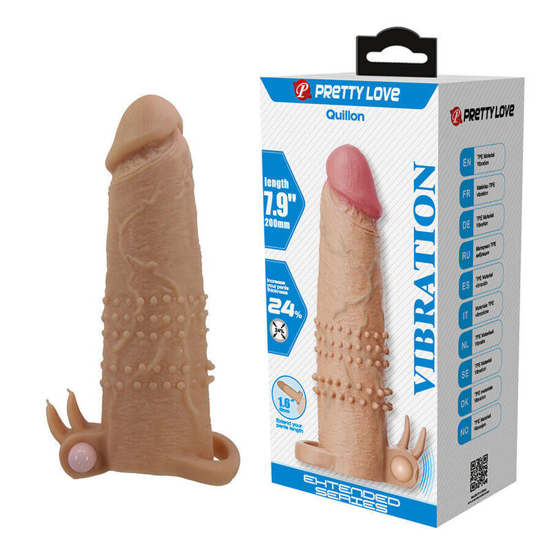 Pretty Love - Quillon Funda Para Pene Con Estimulador De Clítoris Y Vibración