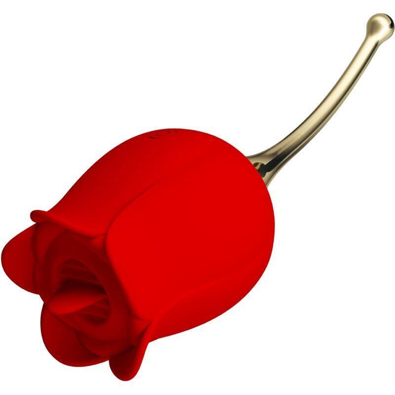 Pretty Love - Rose Lover Rosa Estimuladora De Clítoris 12 Vibraciones Rojo