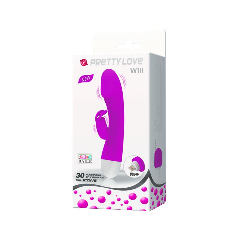 Pretty Love Vibrador Will Color Púrpura