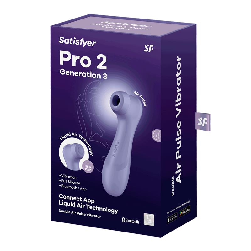 Satisfyer - Pro 2 Generación 3 Lila Bluetooth & App