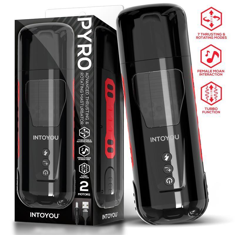Pyro Masturbador Advanced Con Thrusting, Rotación Y Gemidos