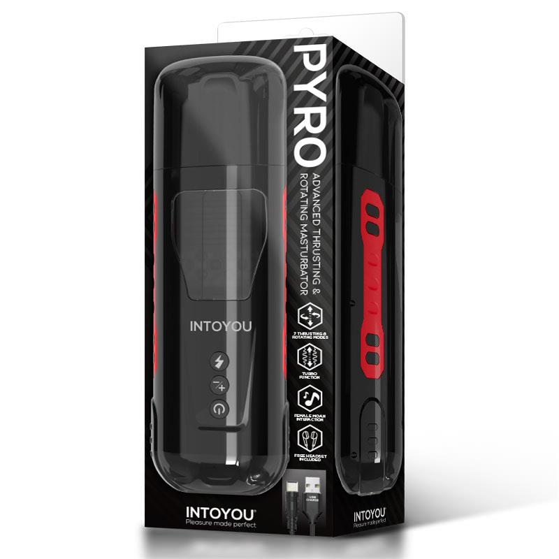 Pyro Masturbador Advanced Con Thrusting, Rotación Y Gemidos