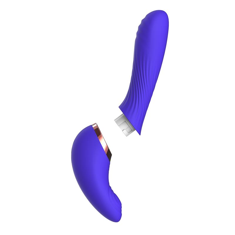 Rayden Vibrador Con Pulsación Y Bolas Internas Desmontable Dos Posiciones