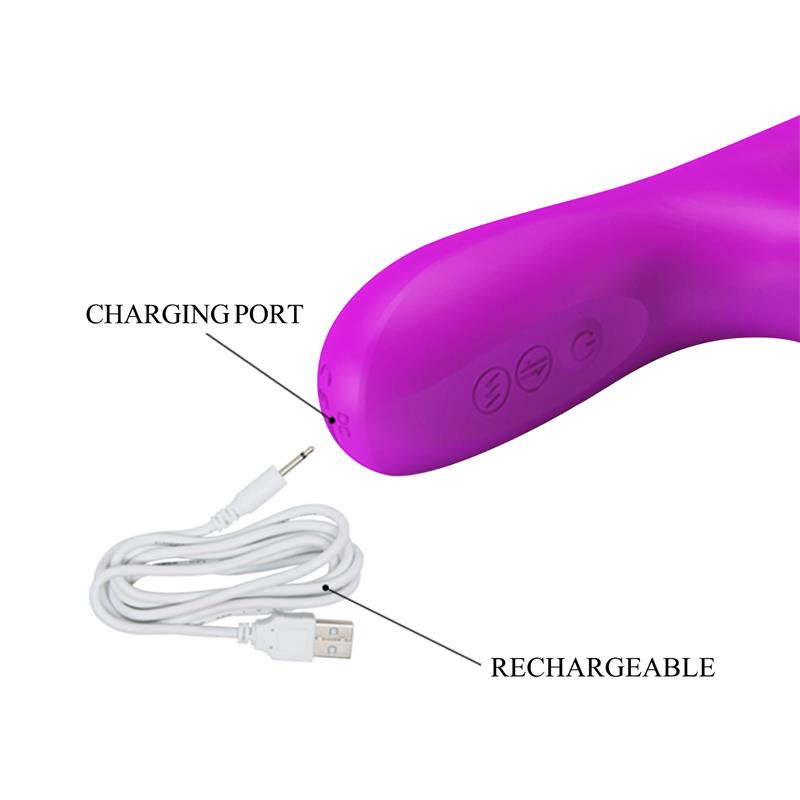 Pretty Love - Reese Vibrador Con Rotación Morado