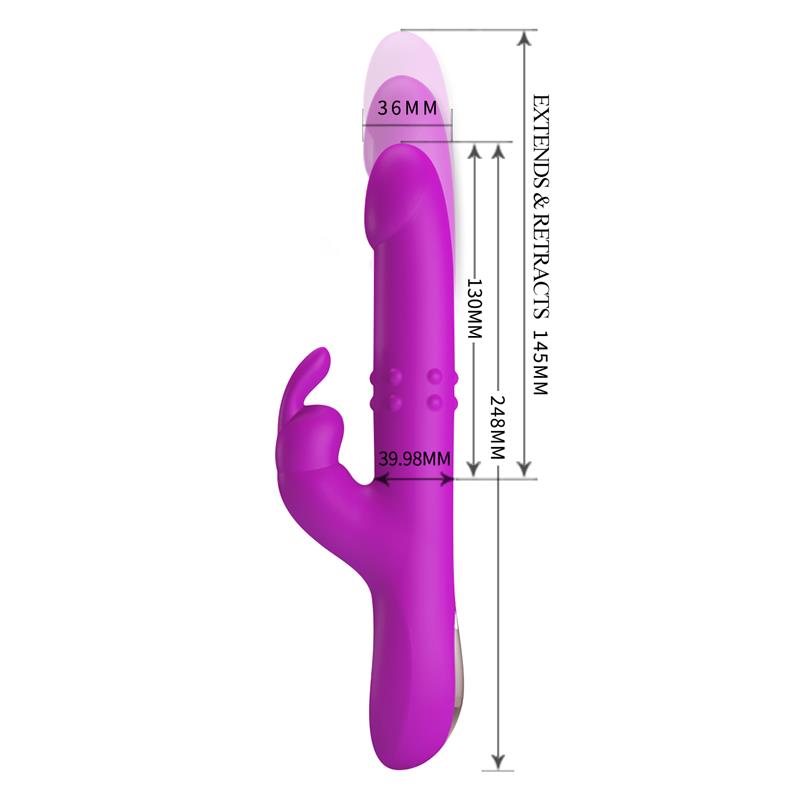 Pretty Love - Reese Vibrador Con Rotación Morado