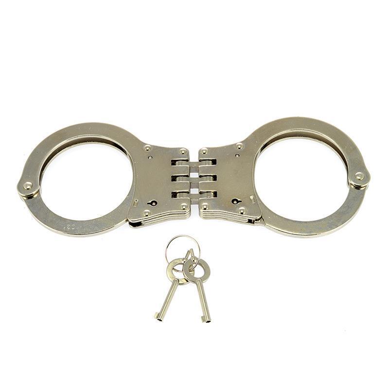 Rimba Bondage Play Esposas De Metal Ajustables