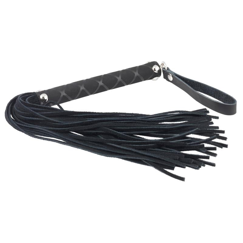 Flogger Cuero Negro 35 Cm