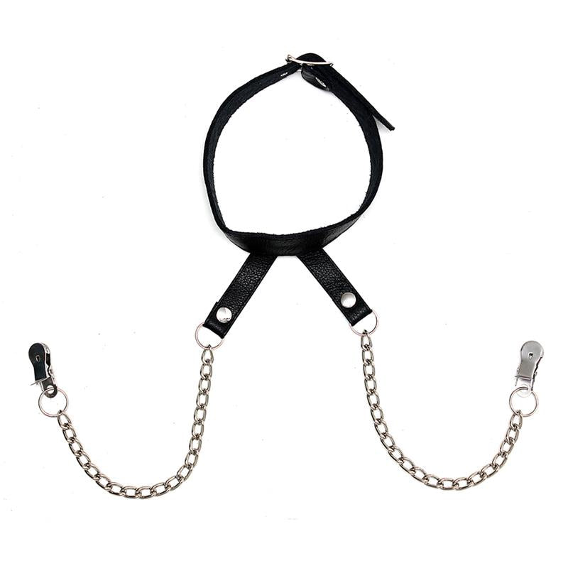 Pinzas Para Pezones Con Cadena Rimba Bondage Play Y Collar