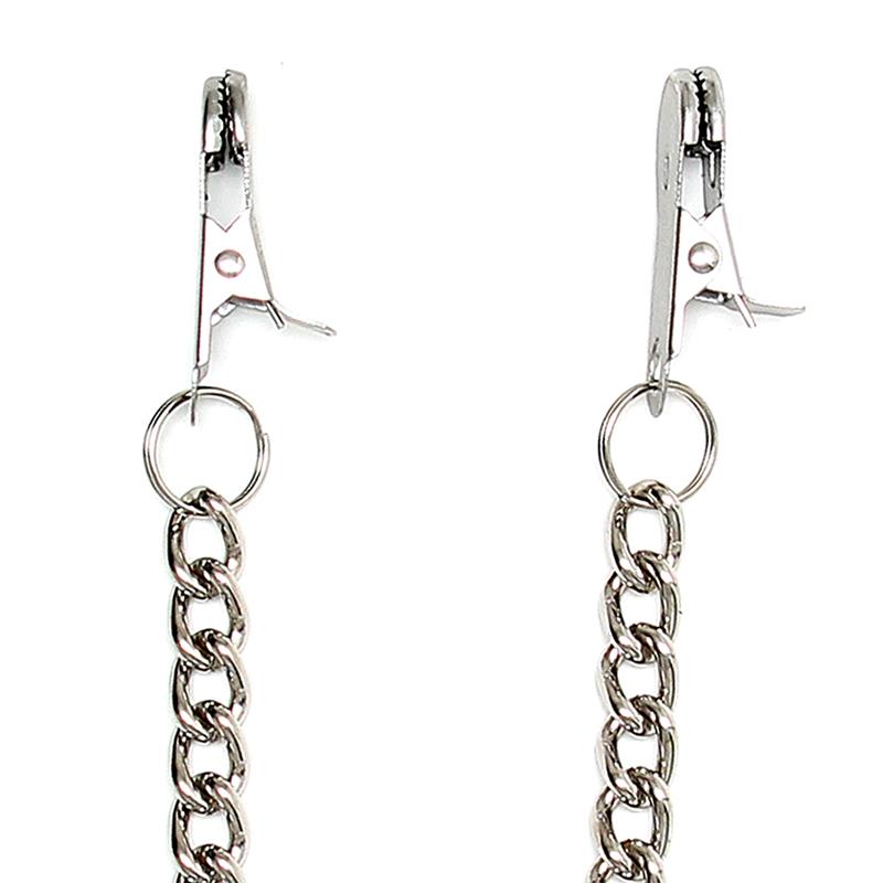 Rimba Bondage Play Pinzas Para Pezones Con Cadena