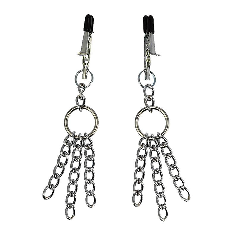 Pinzas Para Pezones Rimba Bondage Play De Metal Sin Níquel