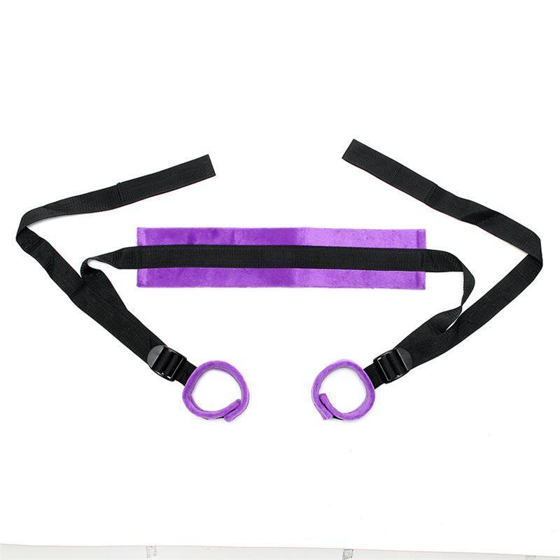 Rimba Bondage Play Set De Ataduras Ajustables Color Púrpura