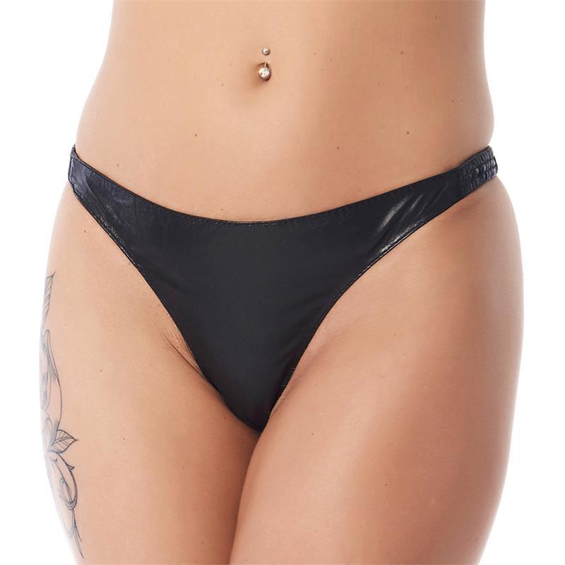 Rimba Bondage Play Tanga Color Negro Talla (Interno):M/L