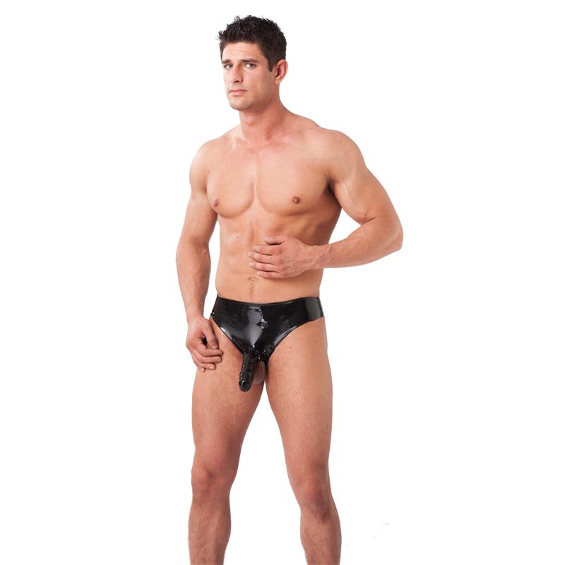 Rimba Latex Play Boxer Con Dildo Talla (Interno):M