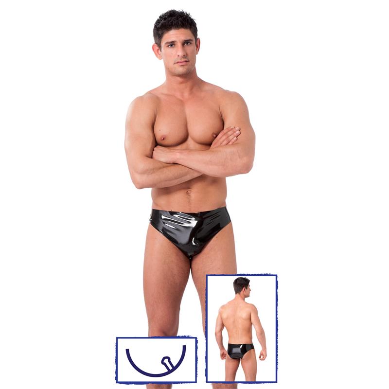 Rimba Latex Play Boxer Con Plug Talla (Interno):L
