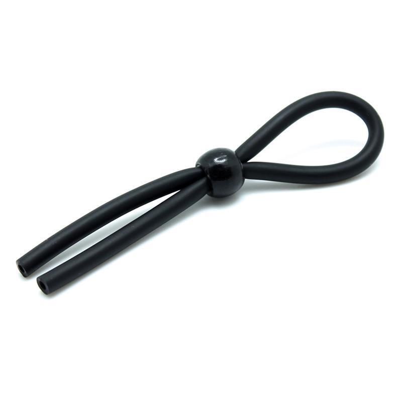 Rimba Latex Play Cordón Ajustable Para Pene Color Negro