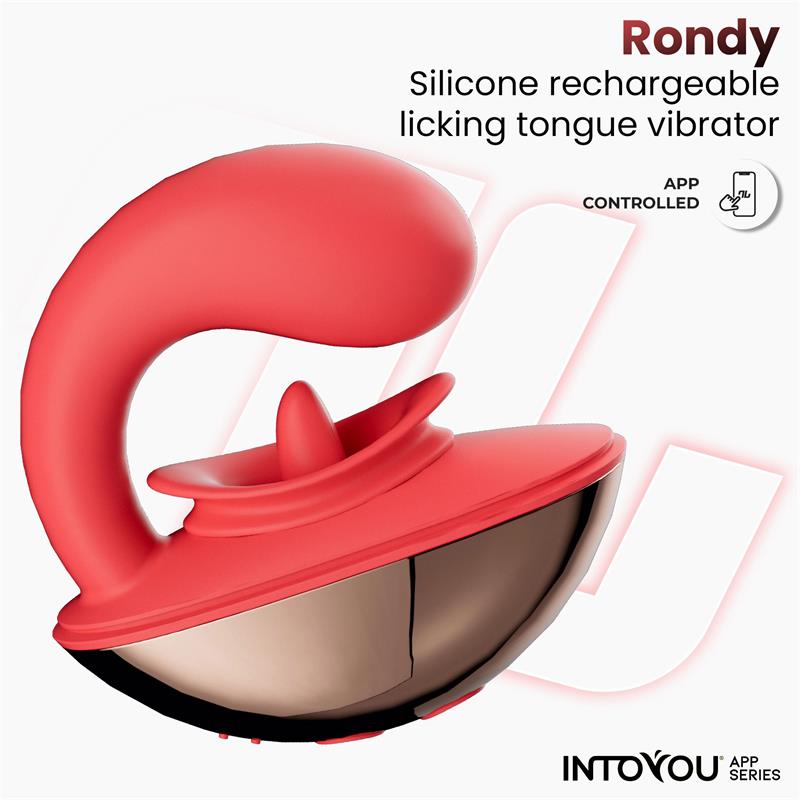 Estimulador Rondy Con Vibración Y Lengua Con App