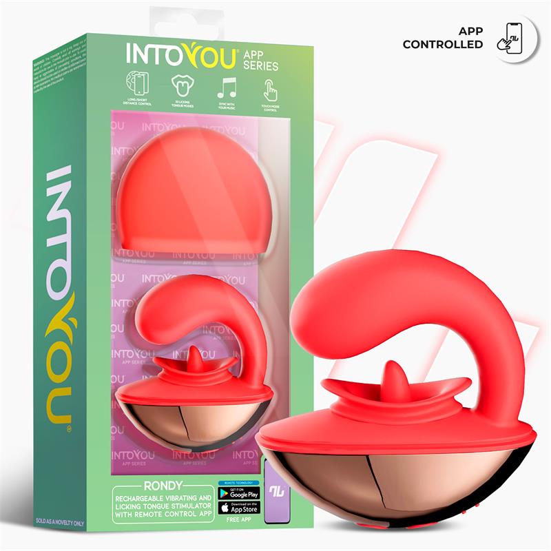 Estimulador Rondy Con Vibración Y Lengua Con App