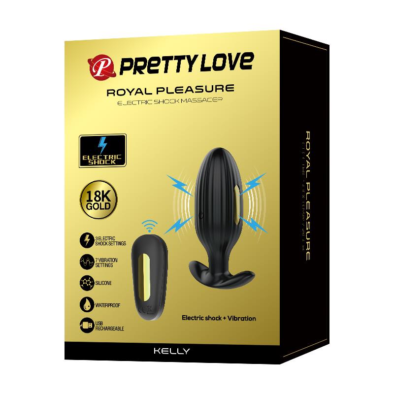 Plug Anal Con Electro Estimulación Usb Royal Pleasure