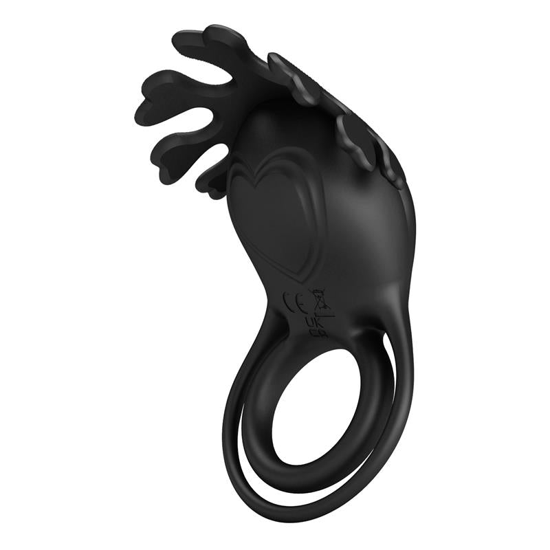 Pretty Love - Ruben Anillo Vibrador 7 Vibraciones Silicona Negro